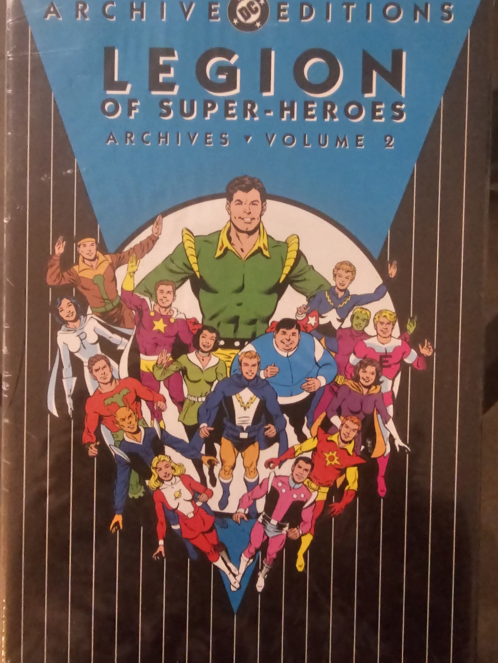 DC Archives: Legion of Super-Heroes Archives Volume 2 - Blue & Black Cover